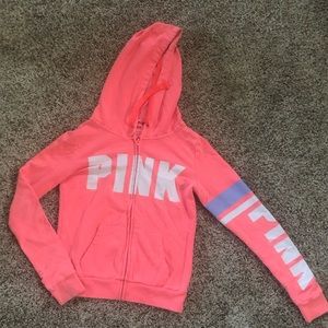 VS PINK zip up hoodie